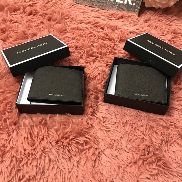 MICHAEL KORS JET SET BROWN LEATHER BIFOLD WALLET - Picture 2 of 7